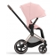 Коляска 3 в 1 Cybex Priam IV Rosegold и автокресло Aton B2 i-Size Peach Pink/Bay Blue