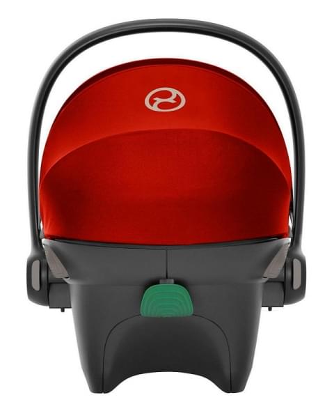 Коляска 3 в 1 Cybex Priam IV Rosegold и автокресло Aton S2 i-Size с базой Base One Sepia Black/Hibiscus Red