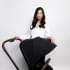 Коляска 3 в 1 Cybex Priam IV Rosegold и автокресло Aton S2 i-Size с базой Base One Sepia Black/Hibiscus Red