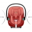 Коляска 3 в 1 Cybex Priam IV Rosegold и автокресло Aton S2 i-Size с базой Base One Sepia Black/Hibiscus Red
