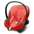 Коляска 3 в 1 Cybex Priam IV Rosegold и автокресло Aton S2 i-Size с базой Base One Sepia Black/Hibiscus Red