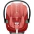 Коляска 3 в 1 Cybex Priam IV Rosegold и автокресло Aton S2 i-Size с базой Base One Sepia Black/Hibiscus Red