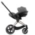 Коляска 3 в 1 Cybex Priam IV Rosegold и автокресло Cloud G i-Size Lava Grey Leaf Green