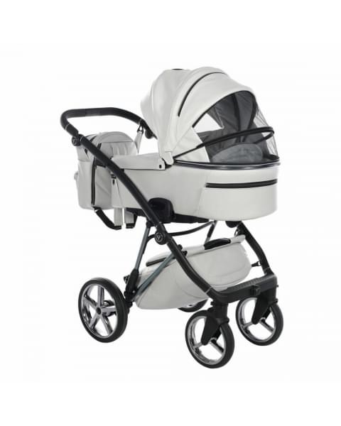 Коляска 3 в 1 Junama Air Ecco, JAE-04 (Белый - Черный)