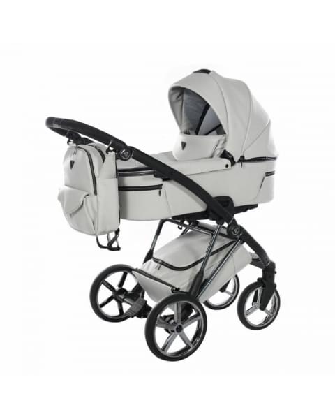 Коляска 3 в 1 Junama Air Ecco, JAE-04 (Белый - Черный)