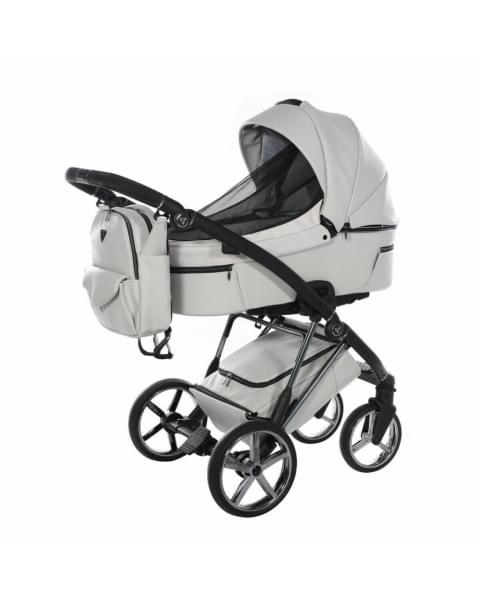 Коляска 3 в 1 Junama Air Ecco, JAE-04 (Белый - Черный)