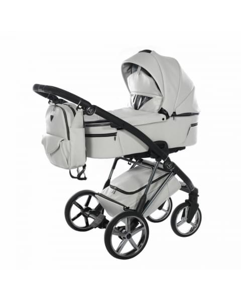 Коляска 3 в 1 Junama Air Ecco, JAE-04 (Белый - Черный)