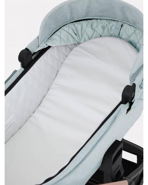 Коляска 3 в 1 Mowbaby Zoom PU silver green tea