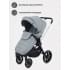Коляска 3 в 1 Mowbaby Zoom PU silver green tea