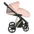 Коляска 3 в 1 Roan Sol Lux, Candy шасси Gold (Розовый)