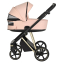 Коляска 3 в 1 Roan Sol Lux, Candy шасси Gold (Розовый)