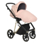 Коляска 3 в 1 Roan Sol Lux, Candy шасси Gold (Розовый)