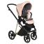 Коляска 3 в 1 Roan Sol Lux, Candy шасси Gold (Розовый)