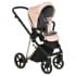 Коляска 3 в 1 Roan Sol Lux, Candy шасси Gold (Розовый)