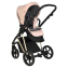 Коляска 3 в 1 Roan Sol Lux, Candy шасси Gold (Розовый)