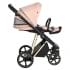 Коляска 3 в 1 Roan Sol Lux, Candy шасси Gold (Розовый)