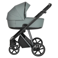 Коляска 3 в 1 Roan Sol Luxury, Grey Pine шасси Nikiel (Зеленый)