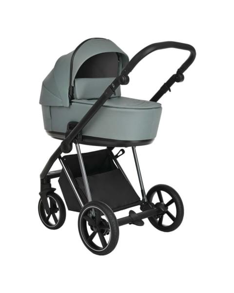 Коляска 3 в 1 Roan Sol Luxury, Grey Pine шасси Nikiel (Зеленый)