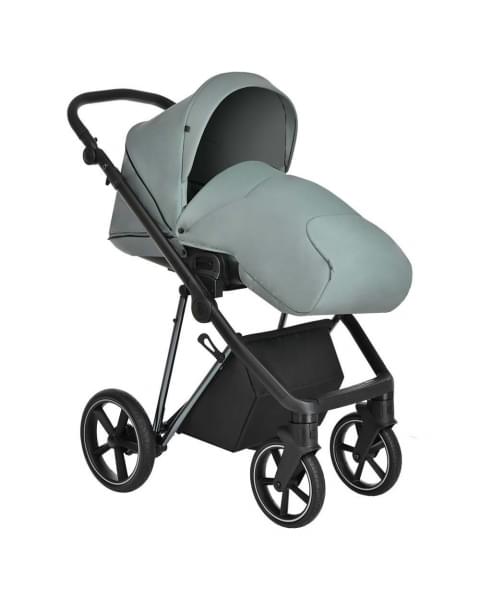 Коляска 3 в 1 Roan Sol Luxury, Grey Pine шасси Nikiel (Зеленый)