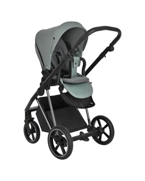 Коляска 3 в 1 Roan Sol Luxury, Grey Pine шасси Nikiel (Зеленый)
