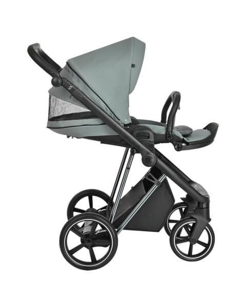 Коляска 3 в 1 Roan Sol Luxury, Grey Pine шасси Nikiel (Зеленый)