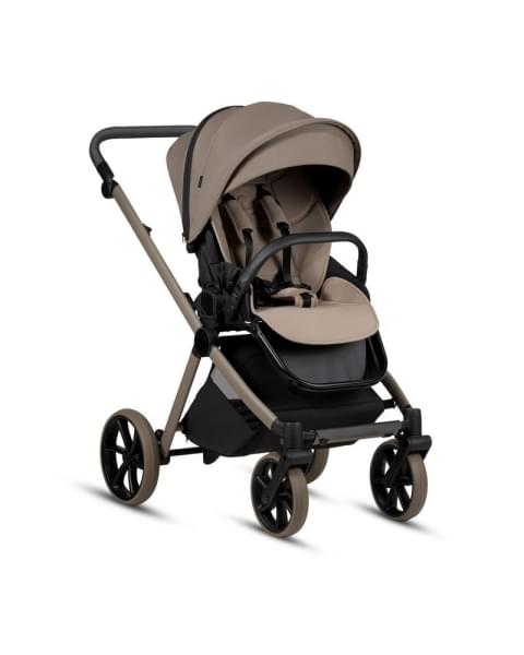 Коляска 3 в 1 Tutis Mio 3+ NEW Essential, Taupe Deep (078)