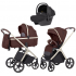 Коляска Carrello Vector CRL-6550 Nova Black Line 3 в 1 Sienna Beige