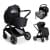 Коляска Agex Prima Pro 3 в 1 с автокреслом i-Safe Grey Black (Черный)