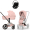 Коляска 3 в 1 Cybex Priam V Rosegold Style Peach Pink + Cloud T Sepia Black