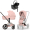 Коляска 4 в 1 Cybex Priam V Rosegold Style Peach Pink + Cloud T Sepia Black Base T