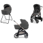 Коляска Inglesina Aptica Darwin i-Size 2026 3 в 1 Marble Grey