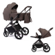 Коляска детская Peppy Monaco thermo (1.0) 2 в 1 Mocca (кофе), рама серо-коричневая