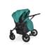 Коляска для двойни 2 в 1 Riko Basic Saxo, 01 (Бирюзовый / Чёрный)