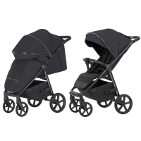 Коляска прогулочная Carrello Bravo Plus CRL-5515 / 2024, Jet Black (Черный)