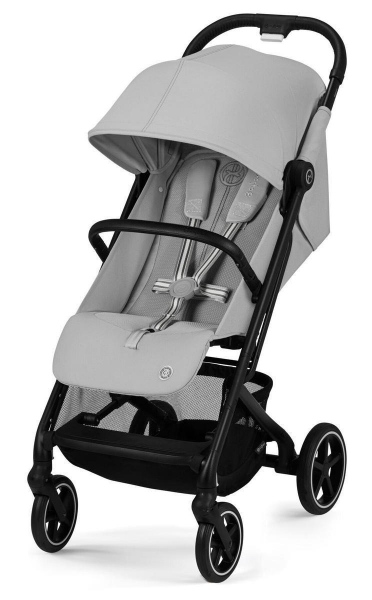 Коляска прогулочная Cybex Beezy (с дождевиком и бампером), Fog Grey (Серый)