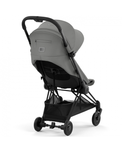 Коляска прогулочная Cybex Coya шасси Matt Black, Mirage Grey (Серый)