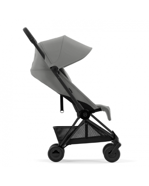 Коляска прогулочная Cybex Coya шасси Matt Black, Mirage Grey (Серый)