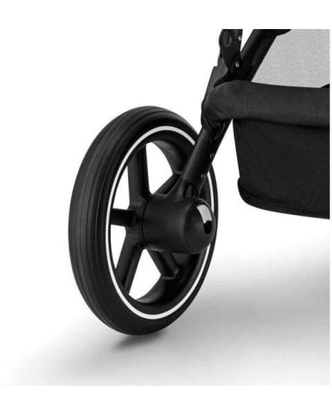 Коляска прогулочная Cybex Gazelle S шасси BLK, Moon Black / Черный (с корзиной и дождевиком)