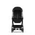 Коляска прогулочная Cybex Melio Carbon (с дождевиком), Moon Black (Черный)