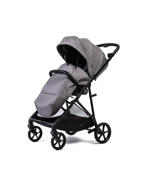 Коляска прогулочная Peppy Amici, Grey / шасси Black