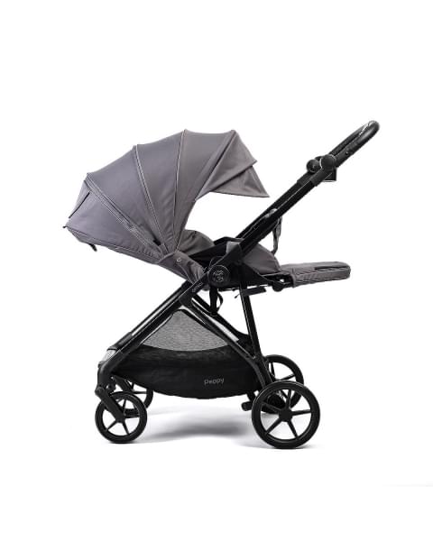 Коляска прогулочная Peppy Amici, Grey / шасси Black
