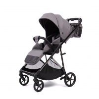 Коляска прогулочная Peppy Amici LX, Grey / шасси Black Chrome