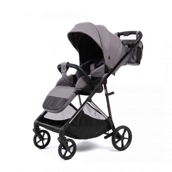 Коляска прогулочная Peppy Amici LX, Grey / шасси Black Chrome
