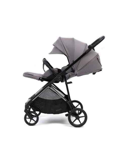 Коляска прогулочная Peppy Amici LX, Grey / шасси Black Chrome