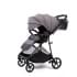 Коляска прогулочная Peppy Amici LX, Grey / шасси Black Chrome