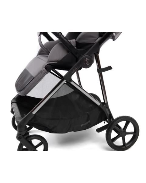 Коляска прогулочная Peppy Amici LX, Grey / шасси Black Chrome