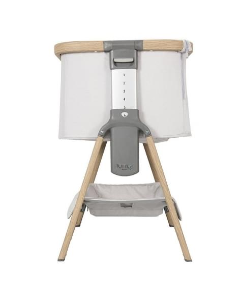 Колыбель Tutti Bambini CoZee c колёсами Oak and Charcoal