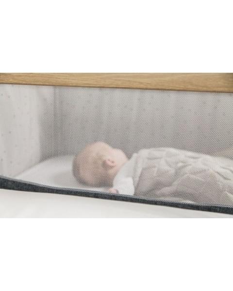 Колыбель Tutti Bambini CoZee c колёсами Oak and Charcoal