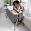 Колыбель Tutti Bambini CoZee c колёсами Oak and Charcoal
