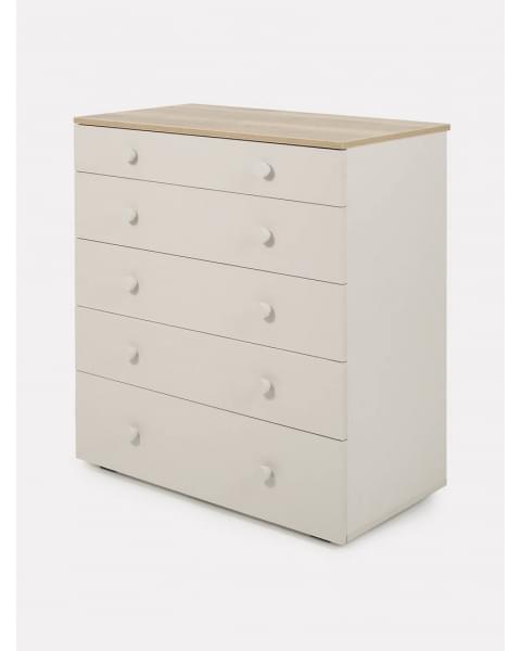 Комод пеленальный Rant Levi 80/5 с органайзером Crystal beige